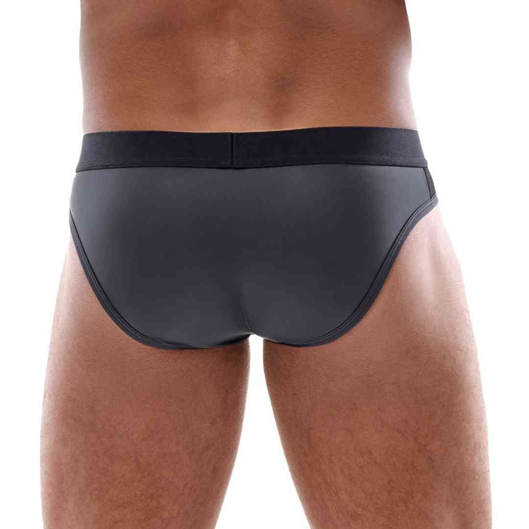 Slip im Mattlook mit Netz-Einsätzen, M - SALE