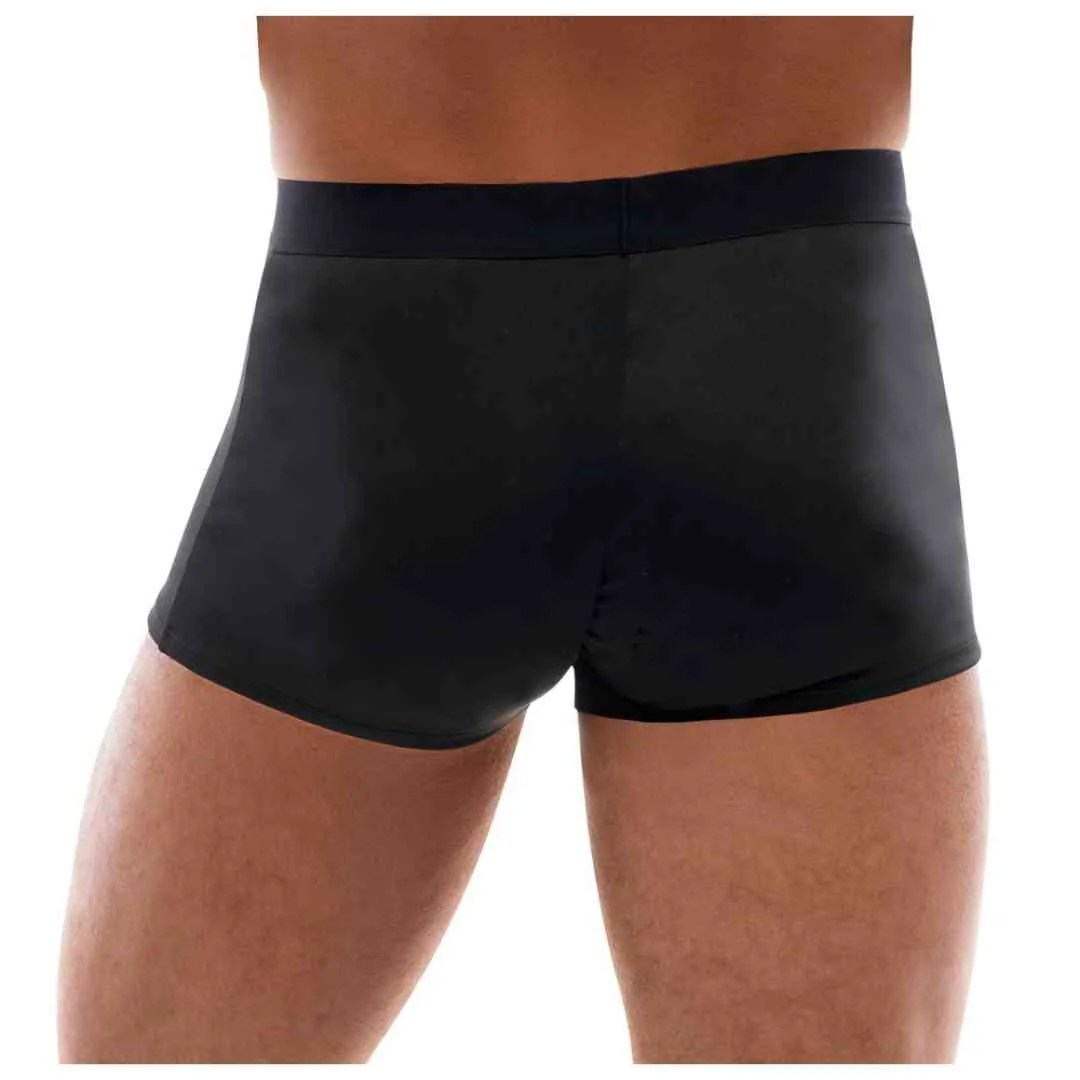 Mikrofaser-Pants mit Strass-Steinchen