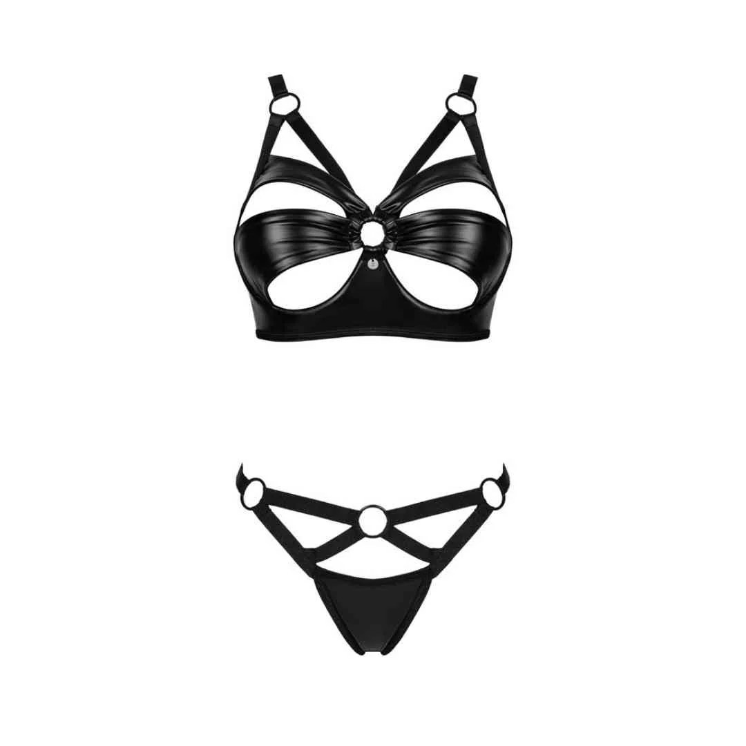 Wetlook Dessous-Set 