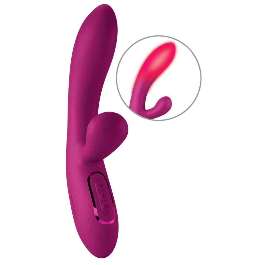 Rabbitvibrator mit Wärmefunktion 