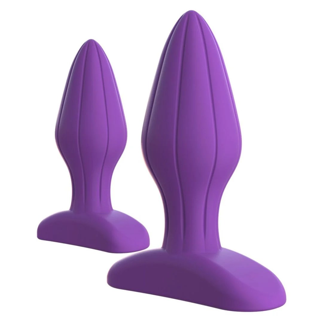 2-teiliges Analplug Set in konischer Form