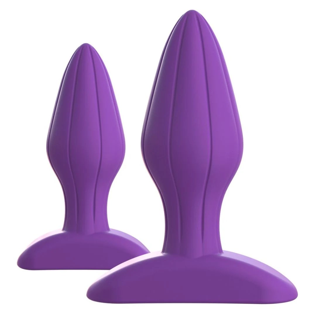 2-teiliges Analplug Set in konischer Form