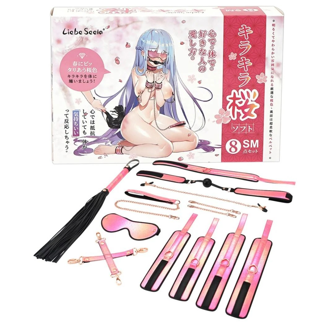 8-teiliges Fesselspiele-Set "Vivid Sakura"