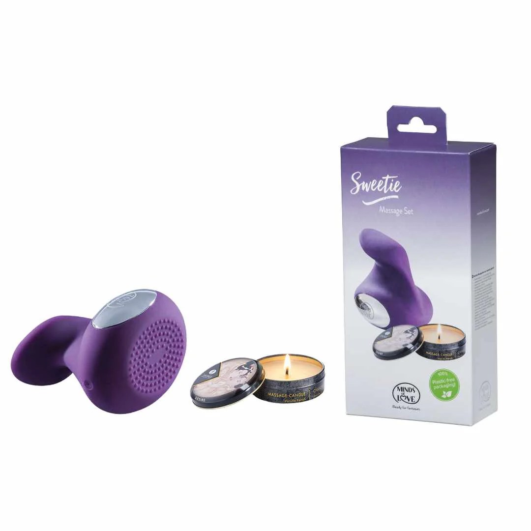 Vibrator „Sweetie“ plus Massagekerze