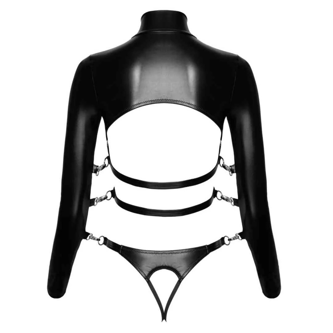 Bondage Shirt plus String ouvert