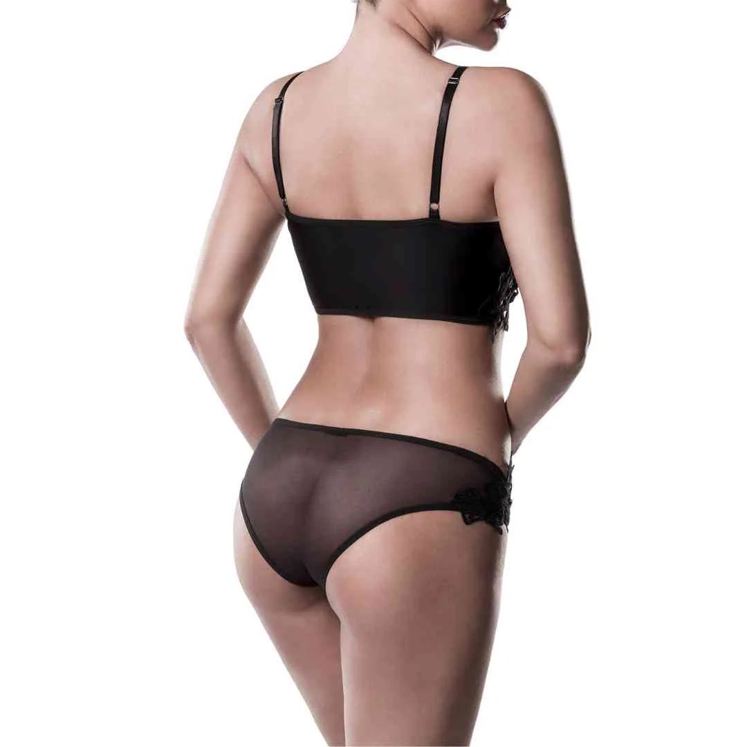 Dessous-Set mit zarter Spitze