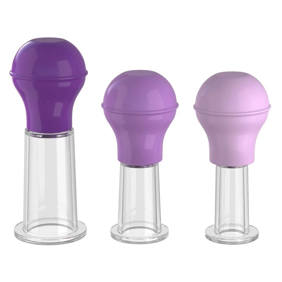 3-teiliges Nippelsauger-Set mit Pumpbällen