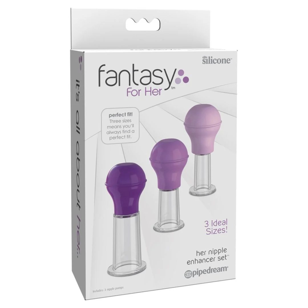 3-teiliges Nippelsauger-Set mit Pumpbällen