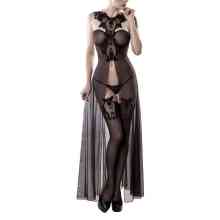 Longtop-Set mit Häkelspitze Longtop-Set mit Häkelspitze