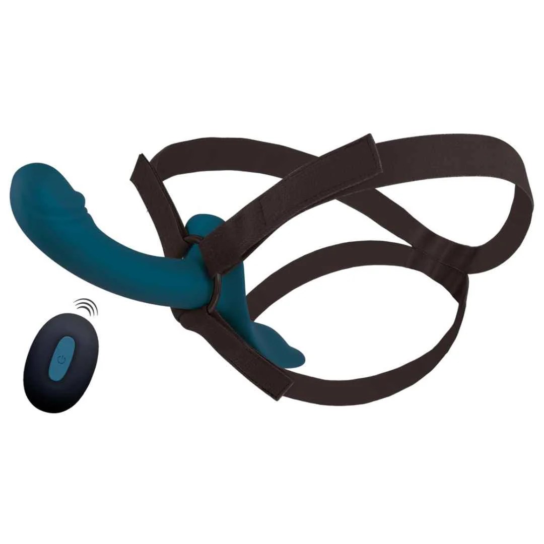 Strap-on Set mit Vibrator und Fernbedienung