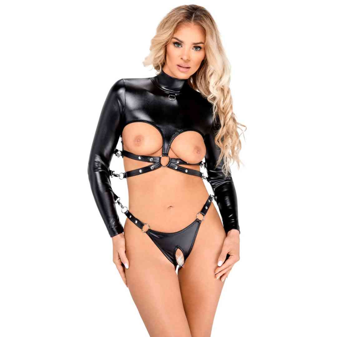 Bondage Shirt plus String ouvert