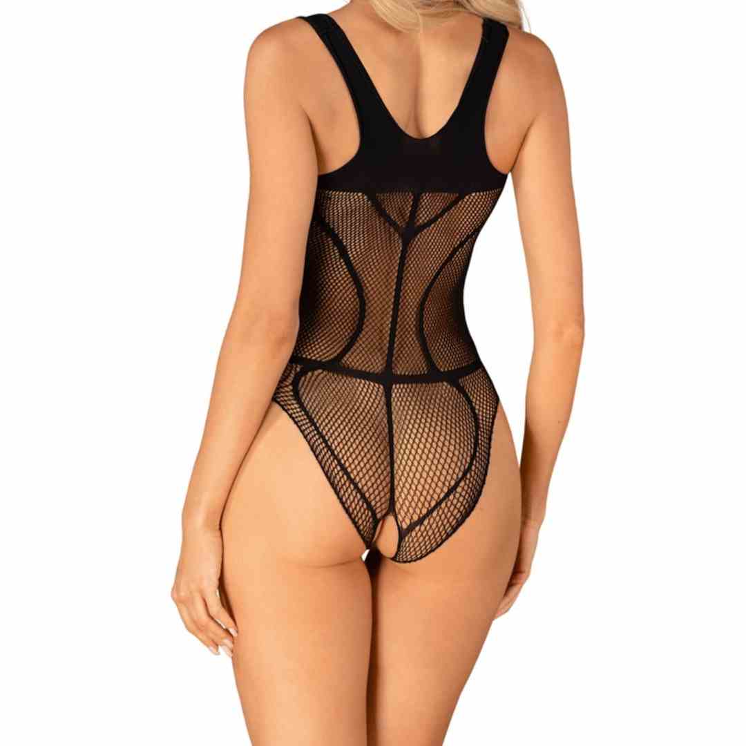 Netz-Body mit Harness-Optik