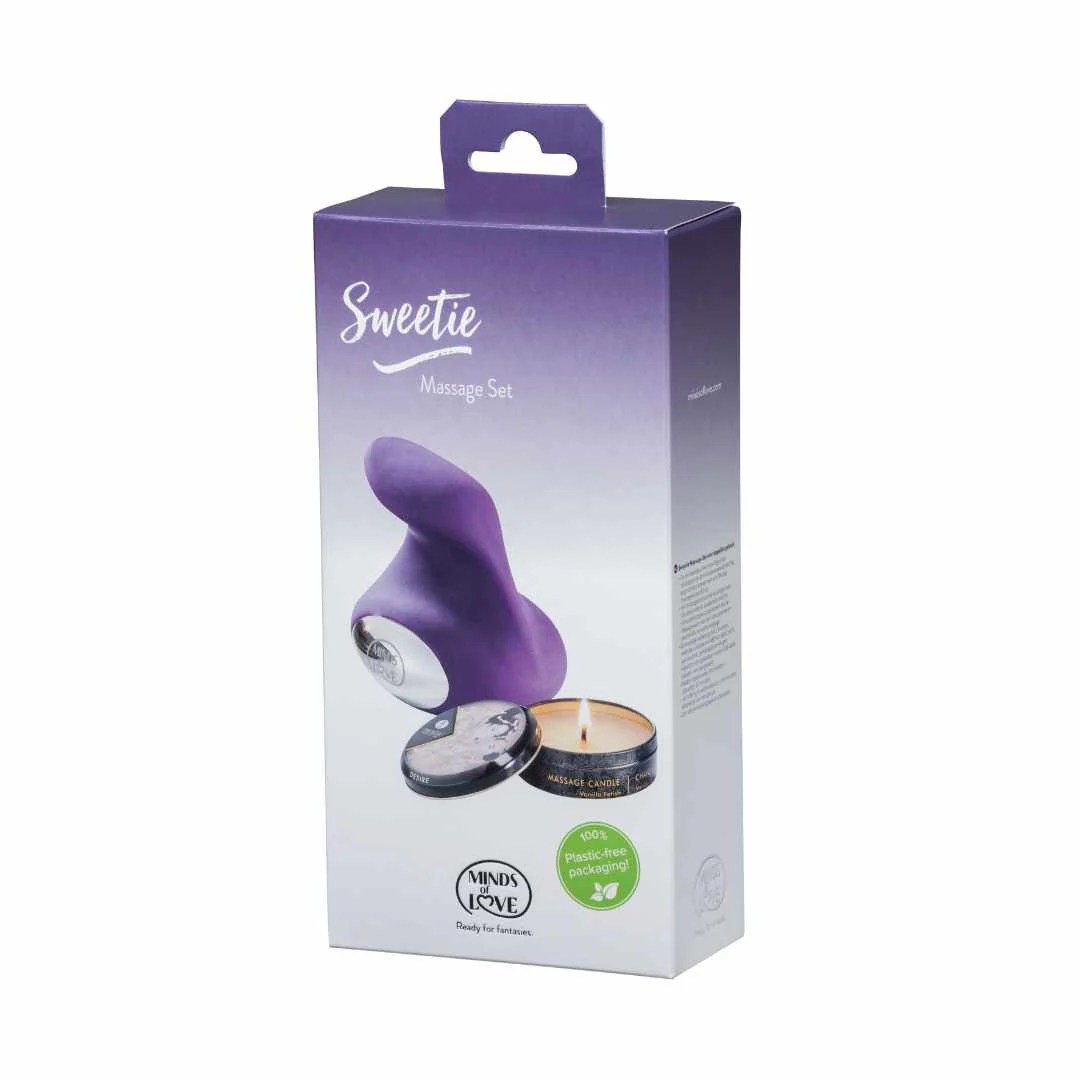 Vibrator „Sweetie“ plus Massagekerze