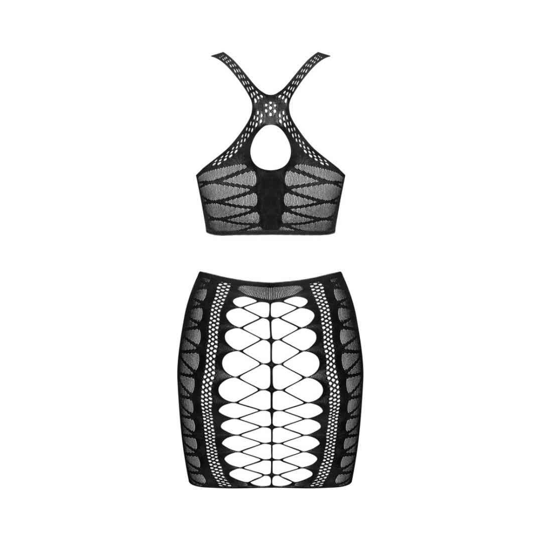 Top und Rock mit Cut-outs