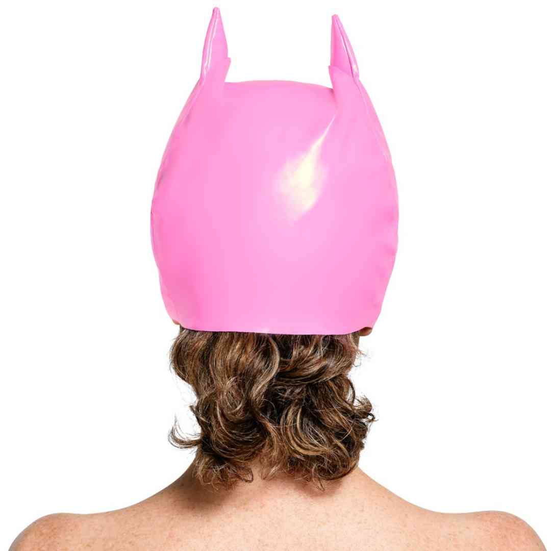 Kopfmaske aus Lack im Cat-Look