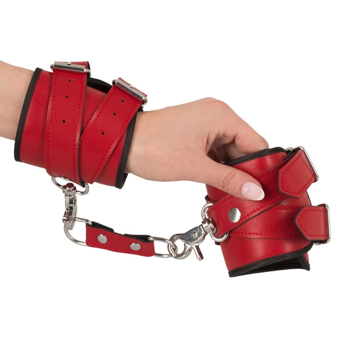 4-teiliges Harness-Set in Leder-Optik