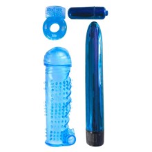 4-teiliges Toy-Set „Ultimate Pleasure Couple’s Kit“ mit Vibrator 4-teiliges Toy-Set „Ultimate Pleasure Couple’s Kit“ mit Vibrator