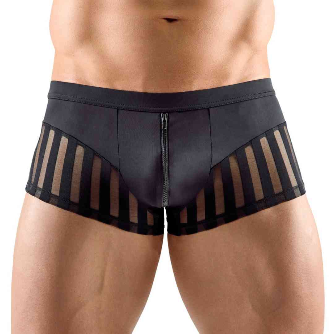Pants mit transparenten Streifen-Einsätzen