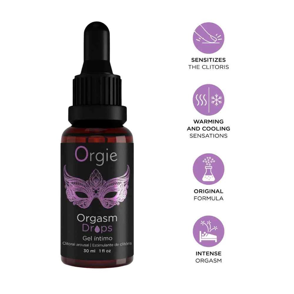 Orgasm Drops Clitoral Arousal