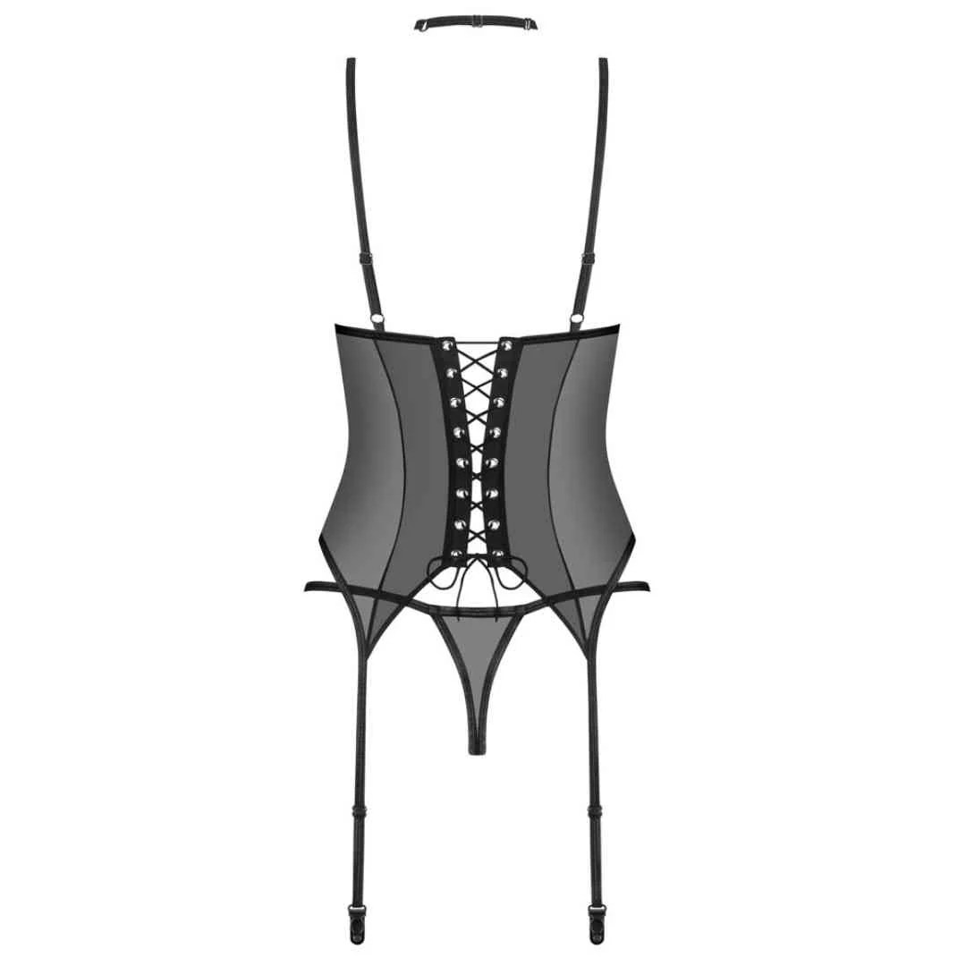 Straps-Corsage und String-Set 