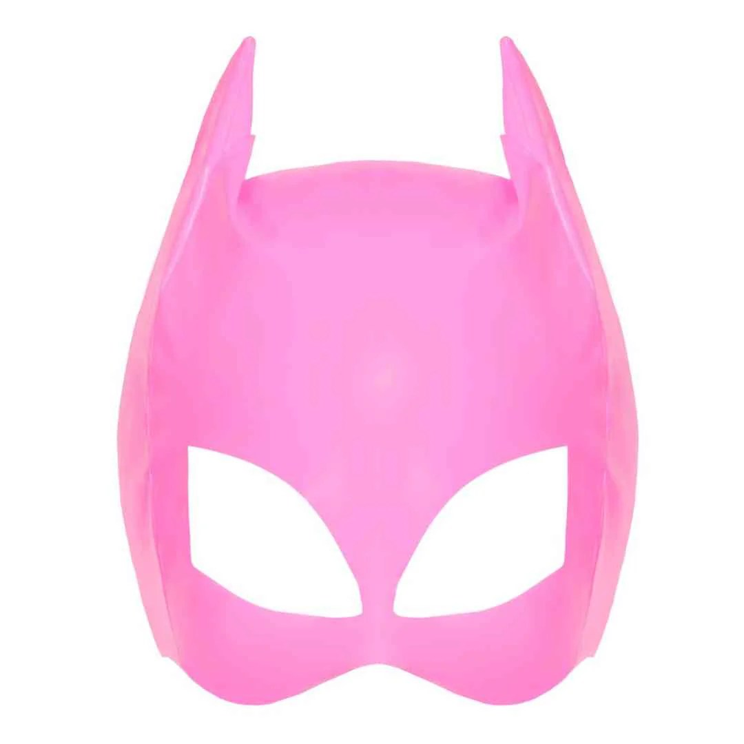 Kopfmaske aus Lack im Cat-Look