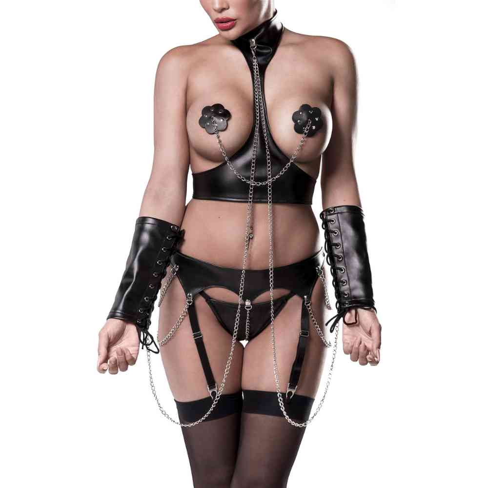 Ketten-Harness mit Wetlook Top