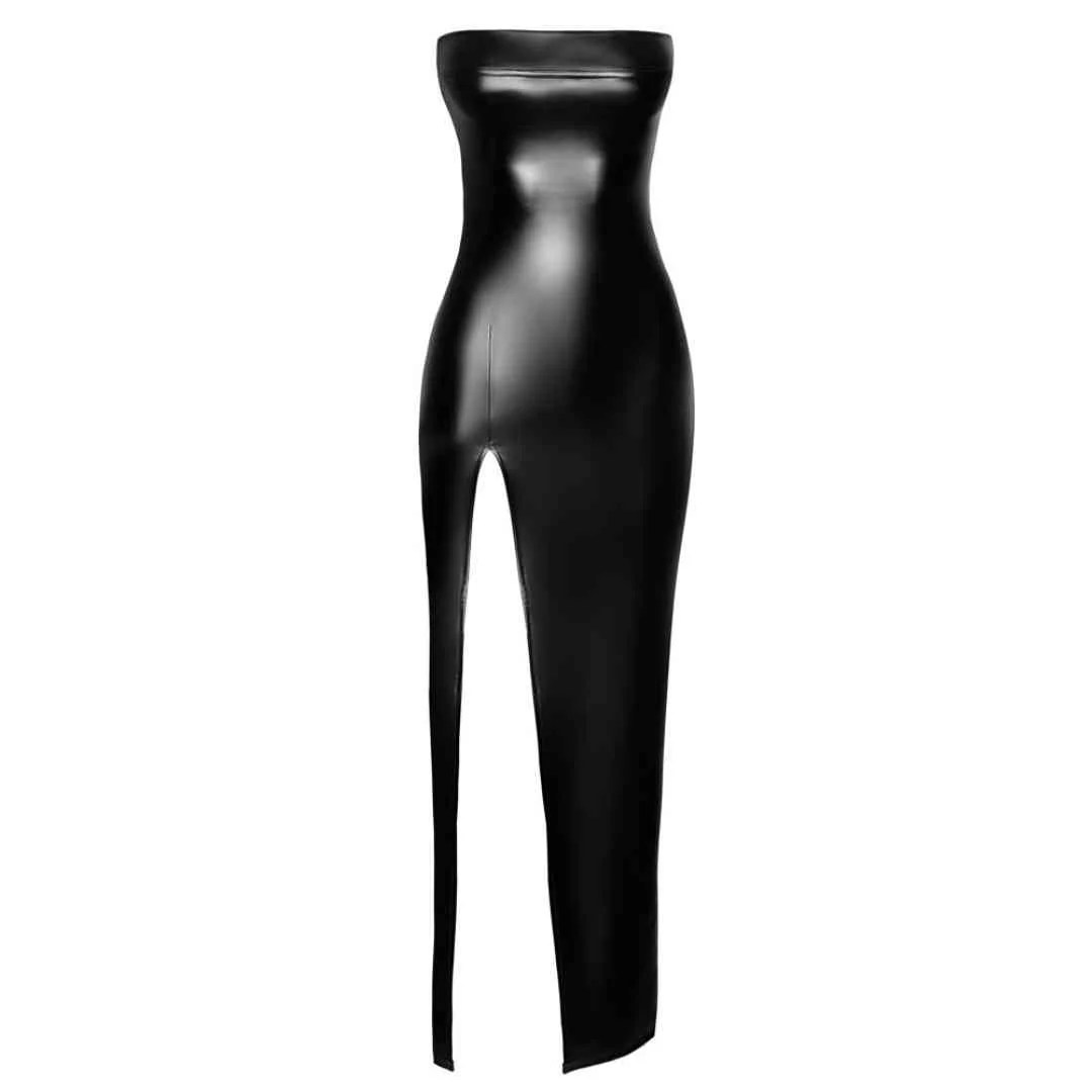 Tube-Kleid im Powerwetlook