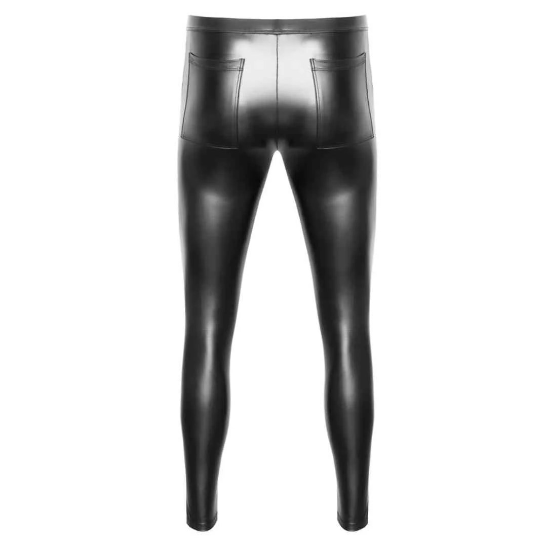 Hose im Mattlook mit Nieten-Details