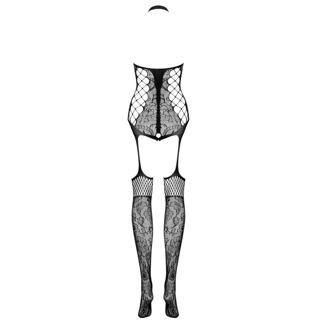 Neckholder-Catsuit ouvert