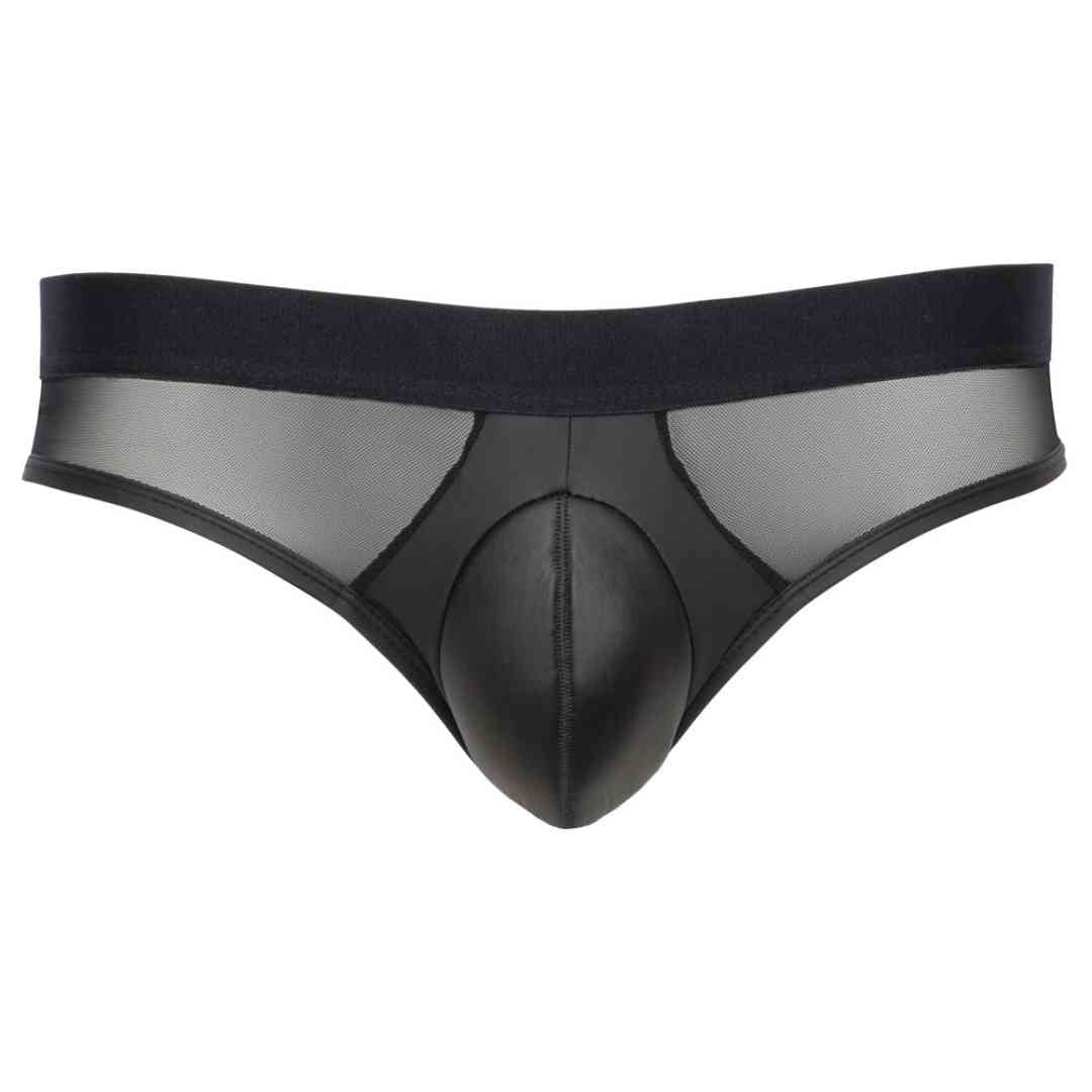 Slip im Mattlook mit Netz-Einsätzen, M - SALE