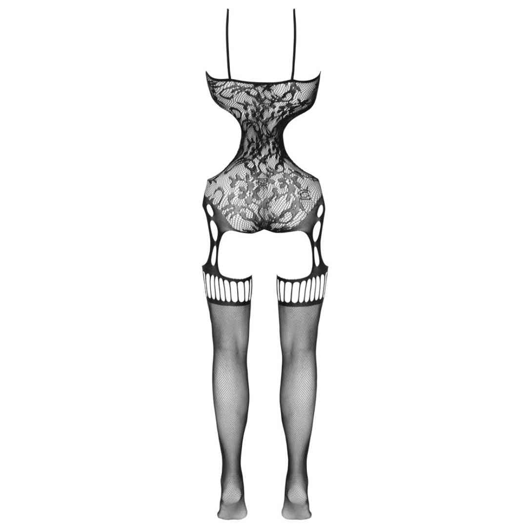 Catsuit ouvert in Straps-Optik