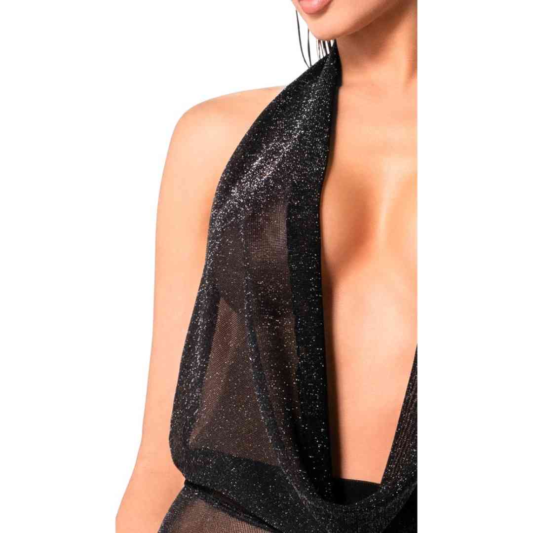 Transparenter Neckholder-Overall