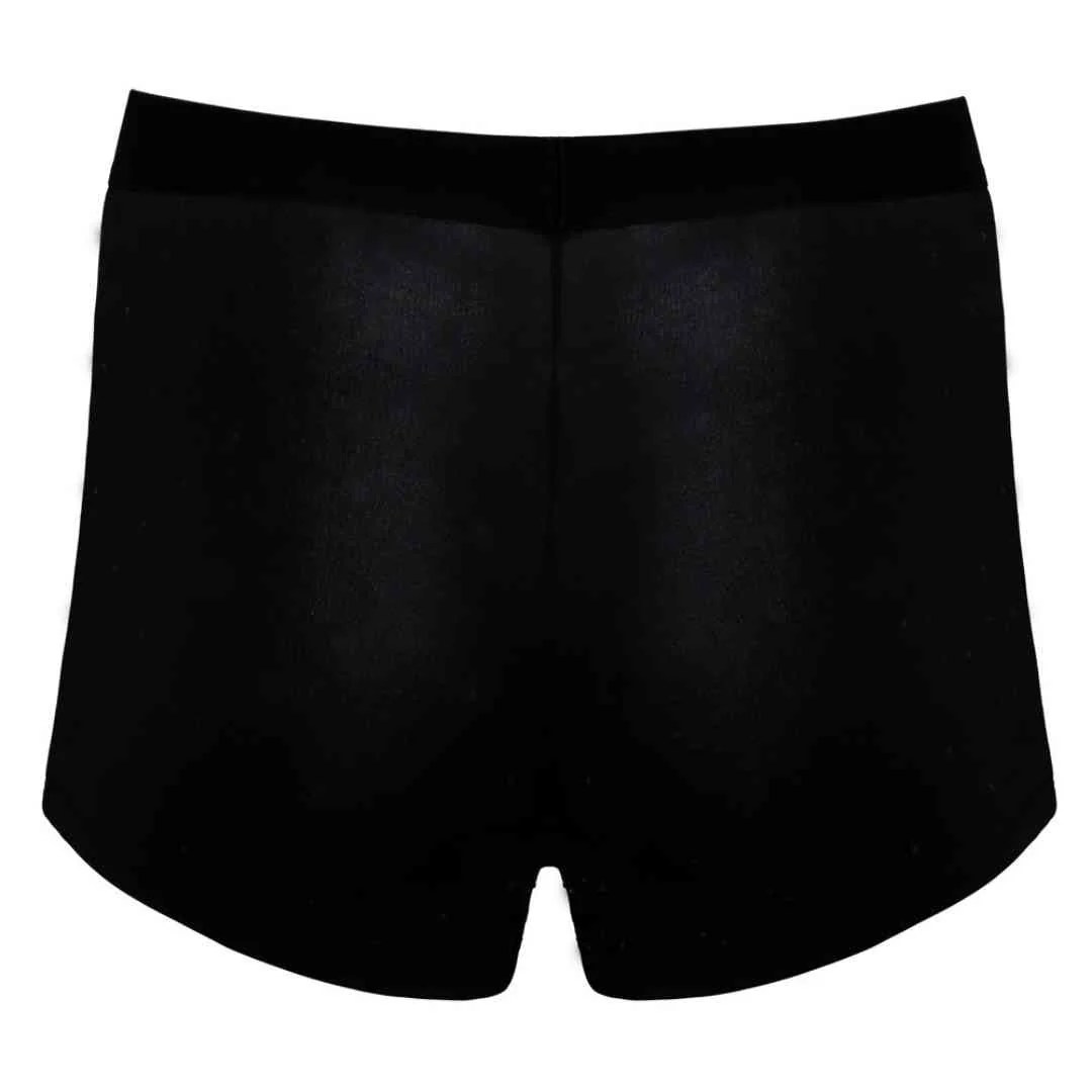 Mikrofaser-Pants mit Strass-Steinchen