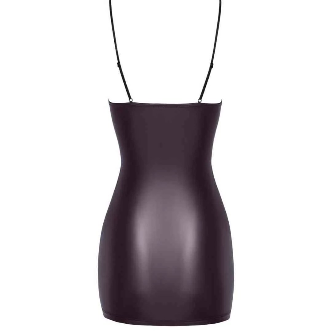 Tailliertes Träger-Minikleid im Mattlook