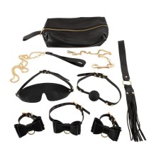 7-teiliges Bondage-Set plus Tasche in Lederoptik 7-teiliges Bondage-Set plus Tasche in Lederoptik