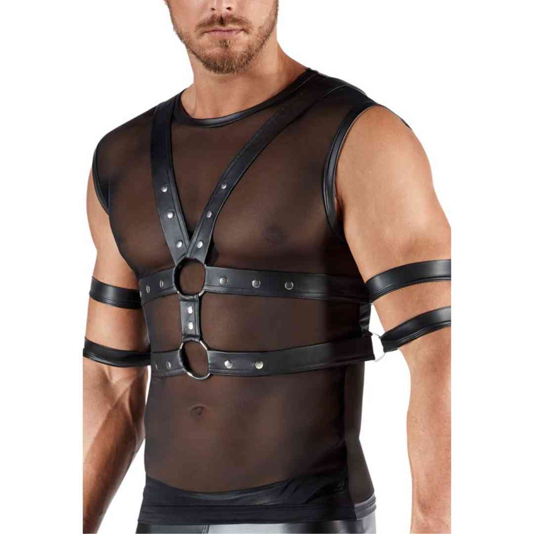 Shirt & Brust-Harness im Set