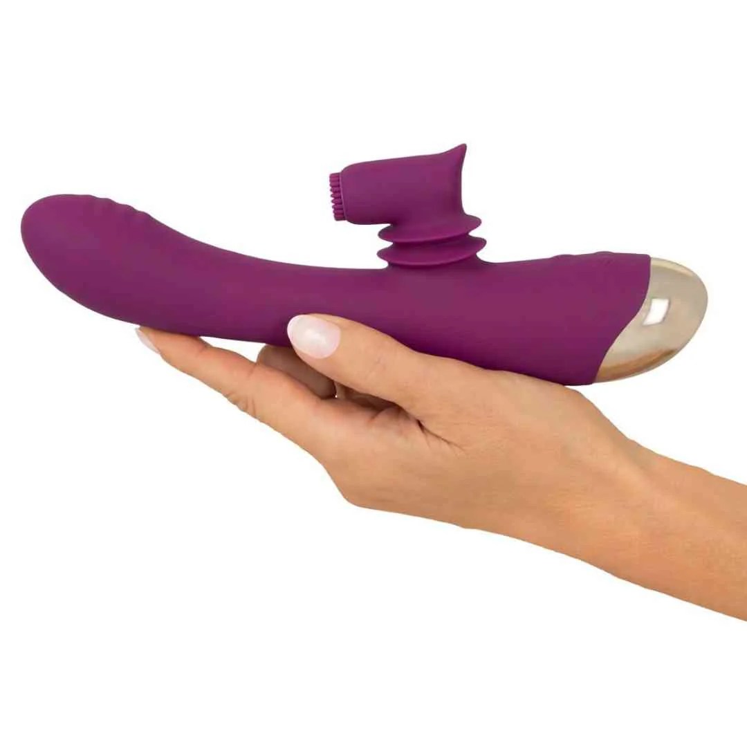Rabbitvibrator mit Moving-Klitoris-Stimulator
