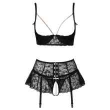 Ouvert-Straps-Set mit Röckchen Ouvert-Straps-Set mit Röckchen