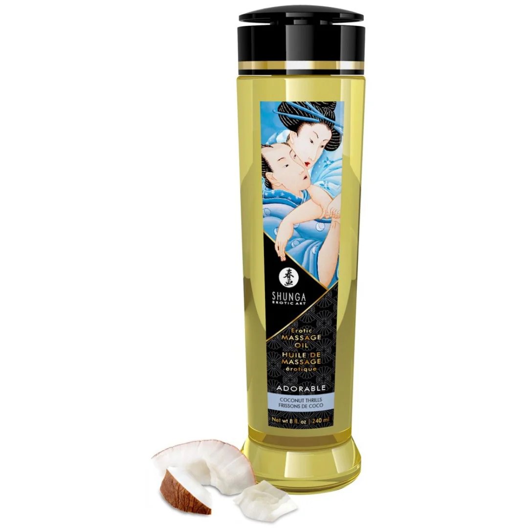 Erotic Massage Oil aus 100% kaltgepressten natürlichen Ölen