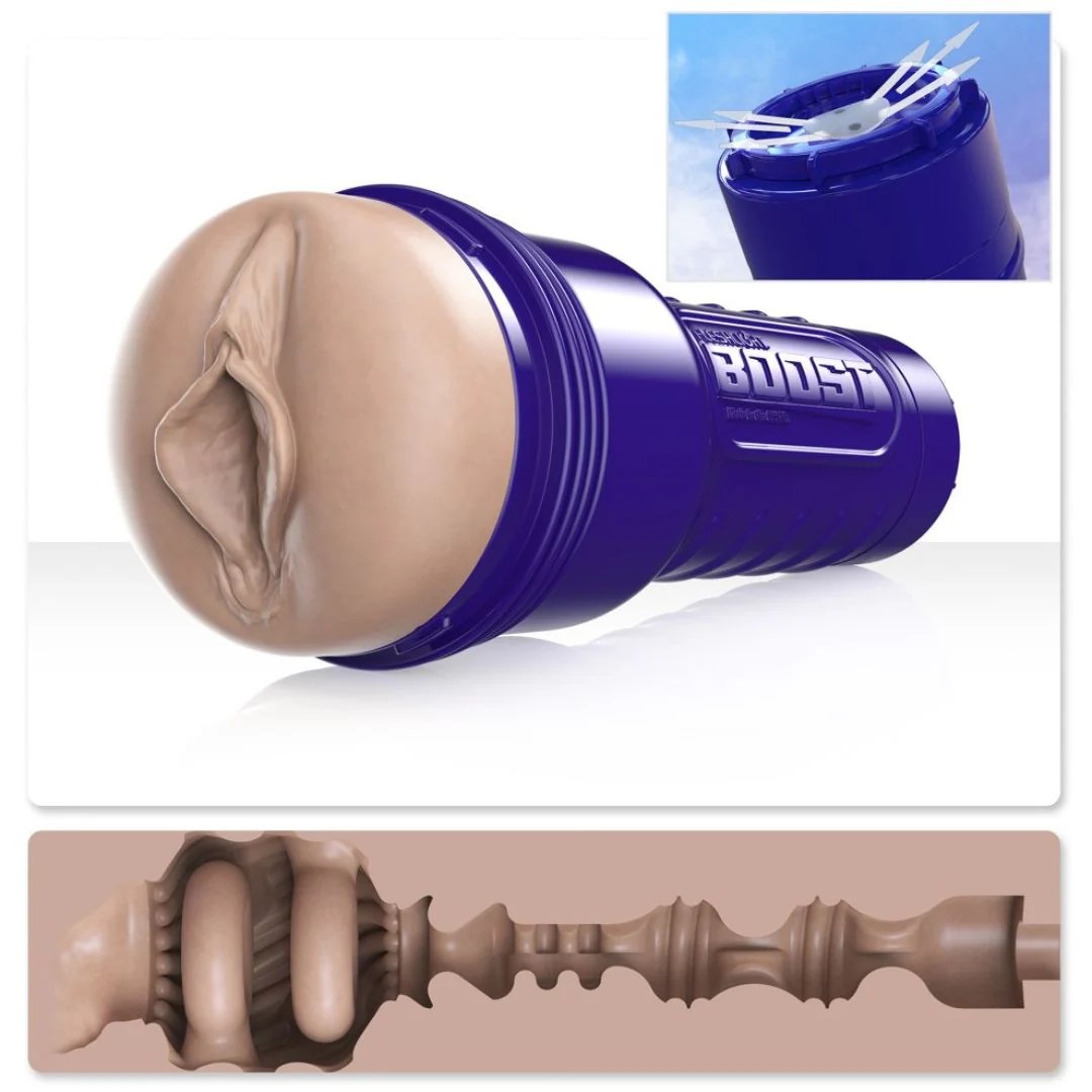 Masturbator mit Turbo Tech Ringen und Stimulationsstruktur