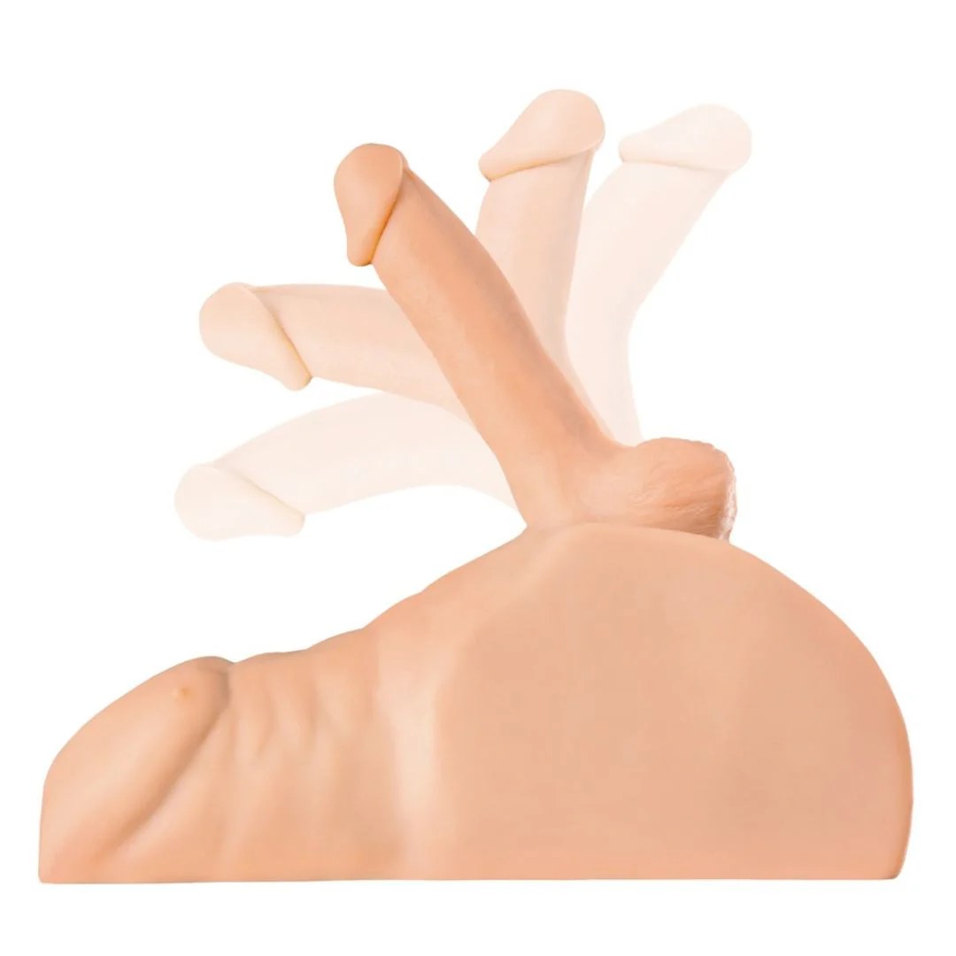 Torso-Masturbator „Perfect Ride“ mit rundum beweglichem Penisdildo