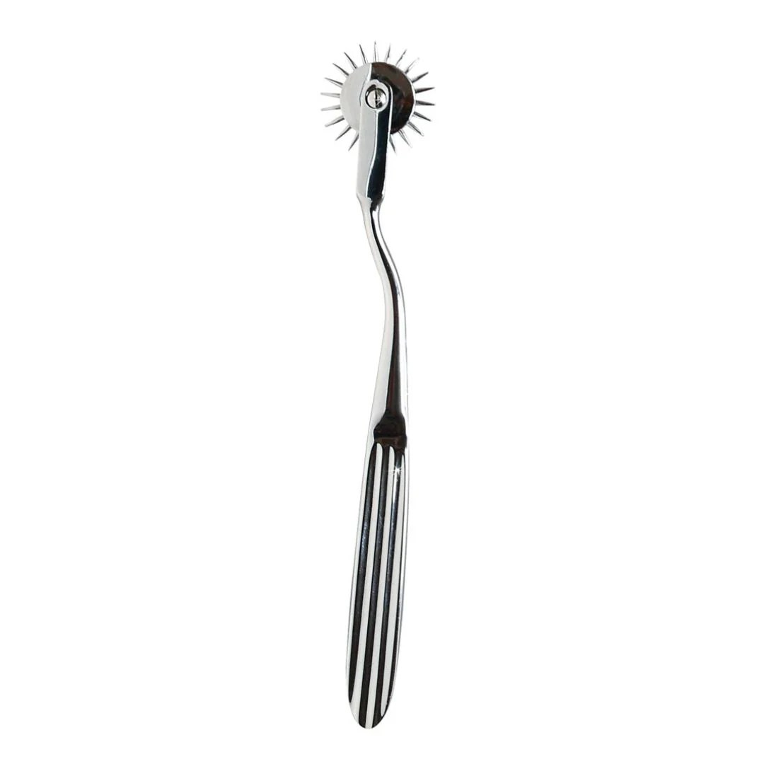 Nervenrad „Pin Wheel“ aus verchromten Messing