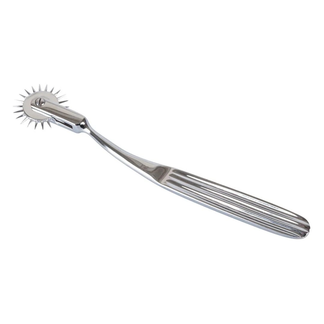 Nervenrad „Pin Wheel“ aus verchromten Messing