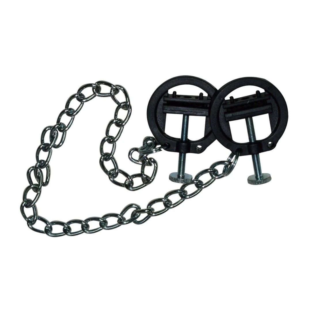 Nippel-Schraubzwingen mit Metallkette