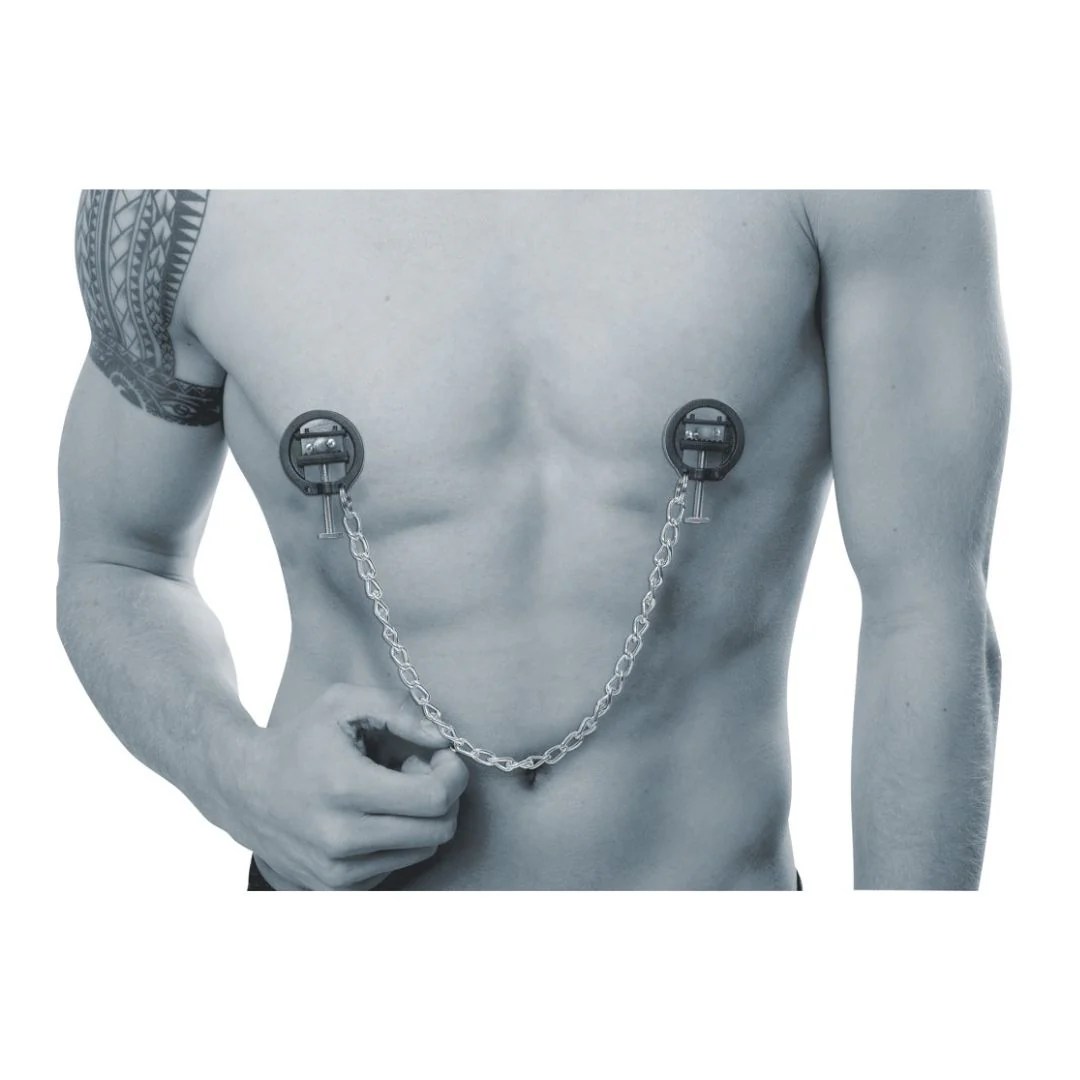 Nippel-Schraubzwingen mit Metallkette