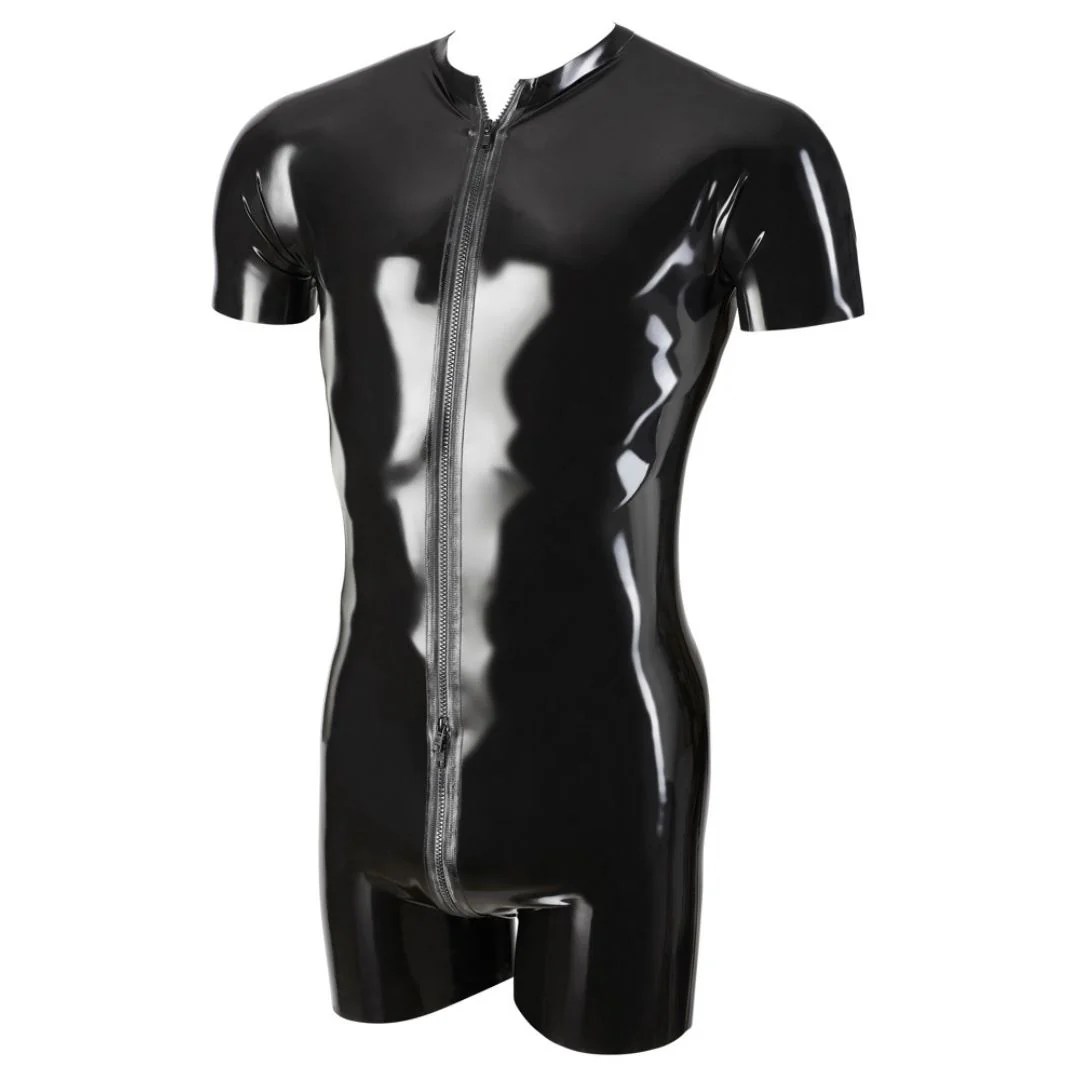 Kurzarm Overall aus Latex