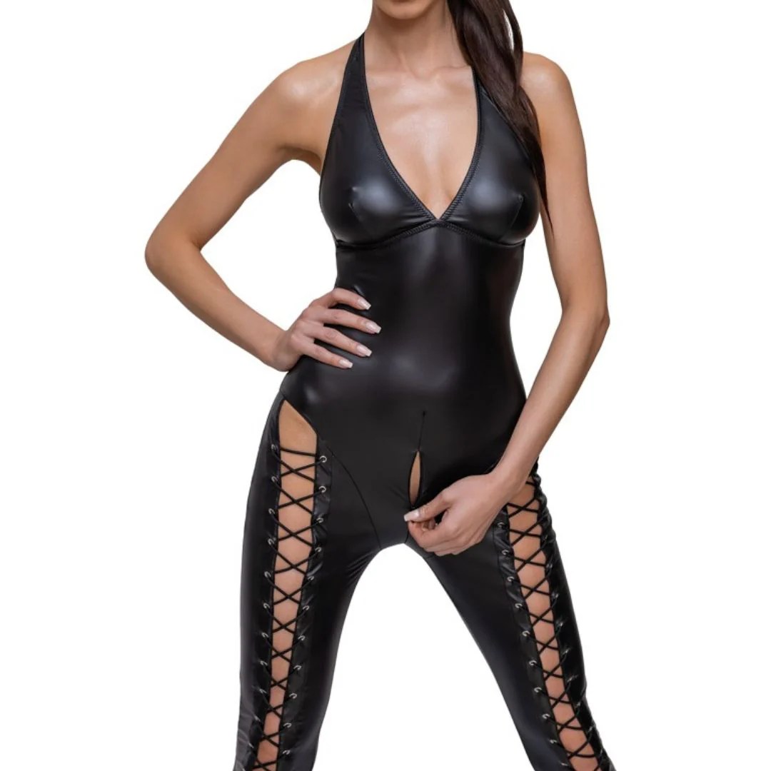 Overall im Mattlook mit 2-Wege-Reißverschluss im Schritt