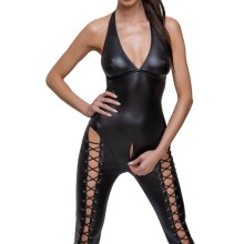 Overall im Mattlook mit 2-Wege-Reißverschluss im Schritt Overall im Mattlook mit 2-Wege-Reißverschluss im Schritt