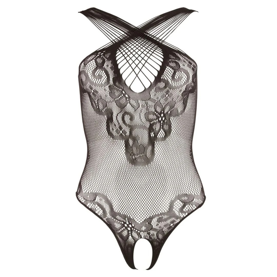 Body ouvert in Netz- und Spitzenoptik