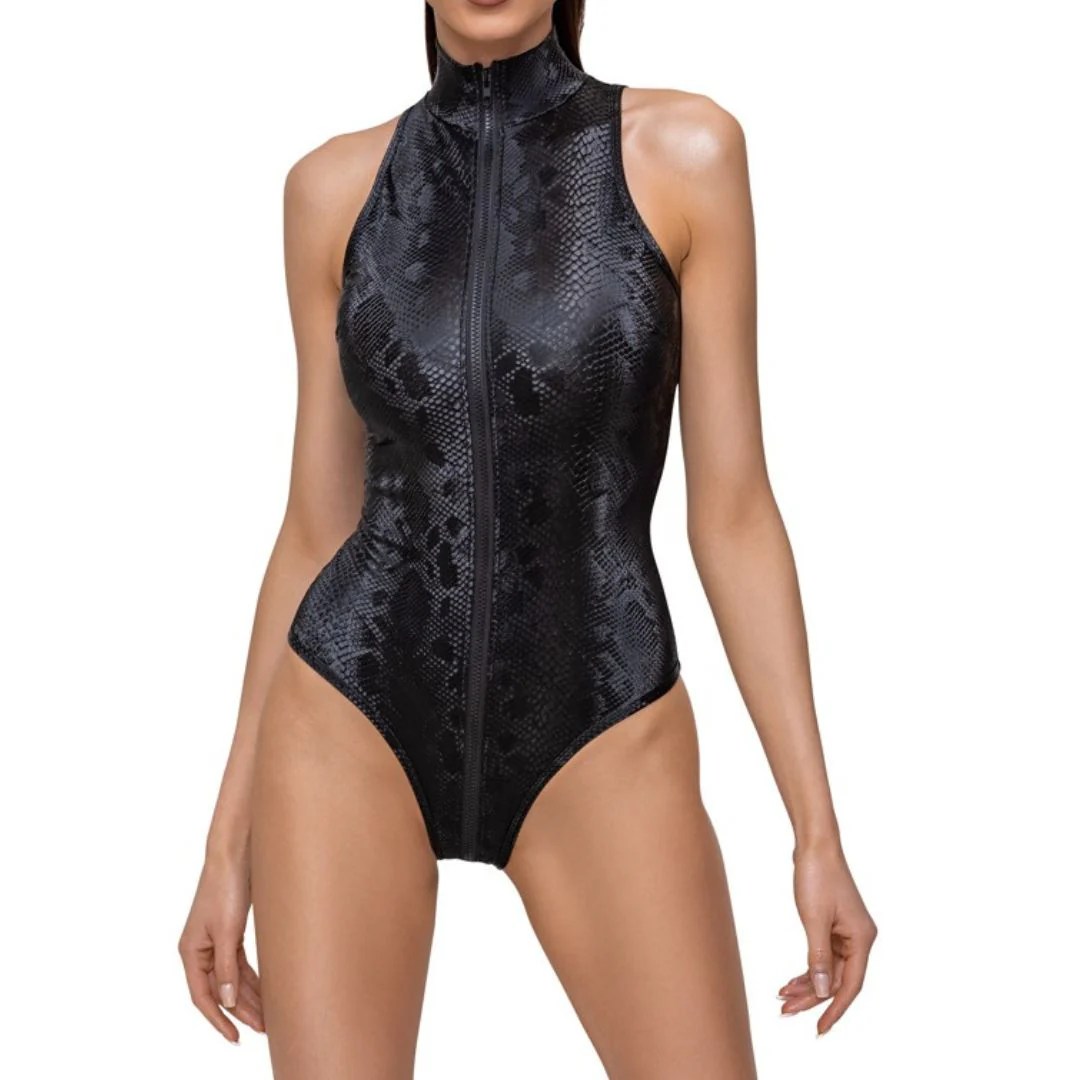 Body Ouvert in Schlangenhaut-Optik
